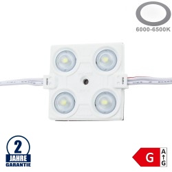 LED 12V SMD 4 2835 Modul 2,4W IP65 Kaltweiß